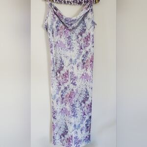 Bebe Cowl Neck Slip Dress